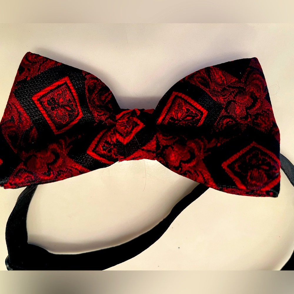 Tux vest and bow tie by L M fashion